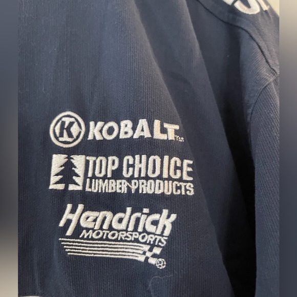 Jimmie Johnson 1/4 Zip NASCAR Pit Crew Shirt Size 2XL. Used - Picture 8 of 9